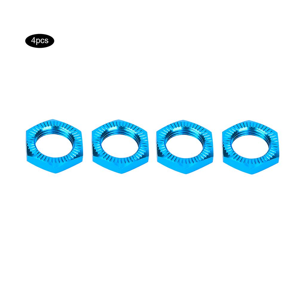 Aluminum Alloy  M12 Wheel Nuts 17mm Spanner For 1/8 Rc Car Accessory (blue)