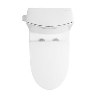 Swiss Madison St. Tropez 1-Piece 1.28 GPF Single Flush Elongated Toilet in White Seat Included SM-1T253