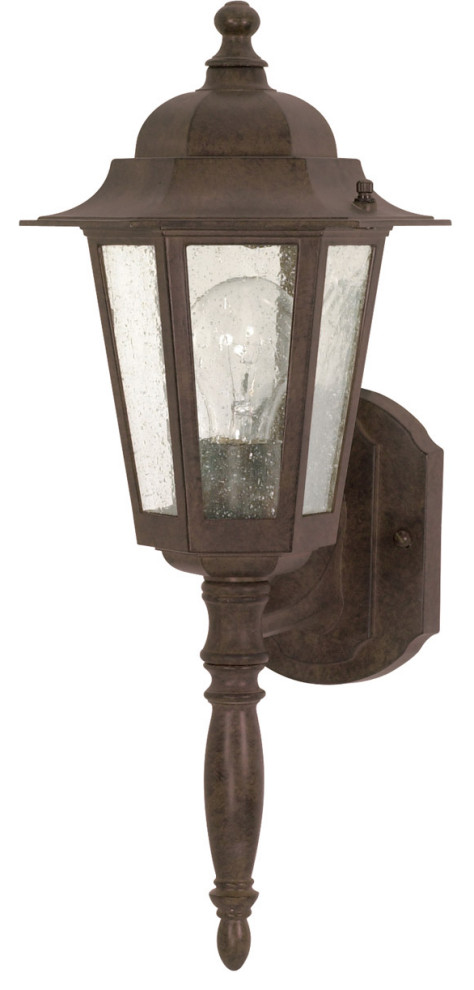 Central Park 1 Light Outdoor Wall Light  Old Bronze   Traditional   Outdoor Wall Lights And Sconces   by Buildcom  Houzz