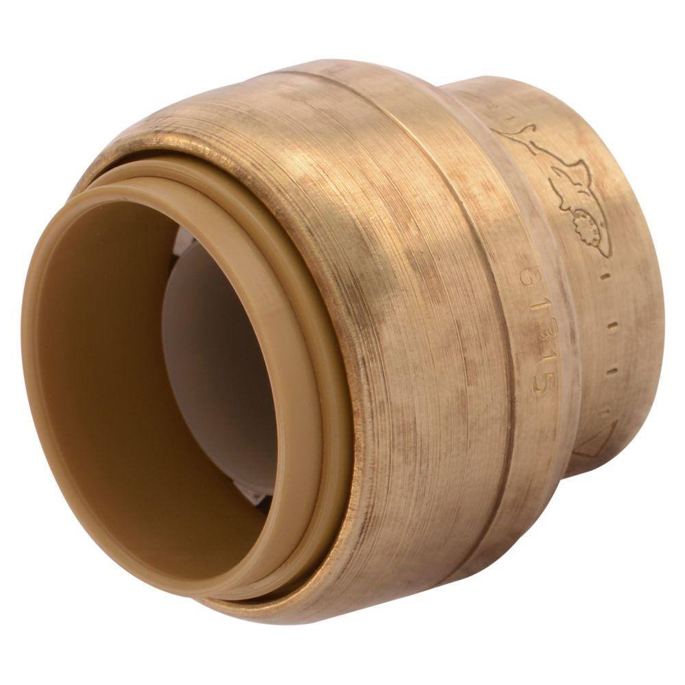 SharkBite 34 in. Push-to-Connect Brass End Stop Fitting U518LFA