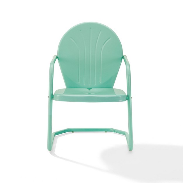 Griffith Metal Chair Aqua Crosley