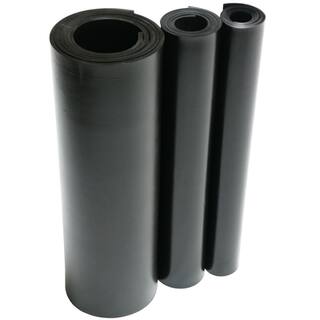 Rubber-Cal EPDM 316 in. x 36 in. x 288 in. Commercial Grade 60A Rubber Sheet - Black 20-109-0187-36-288