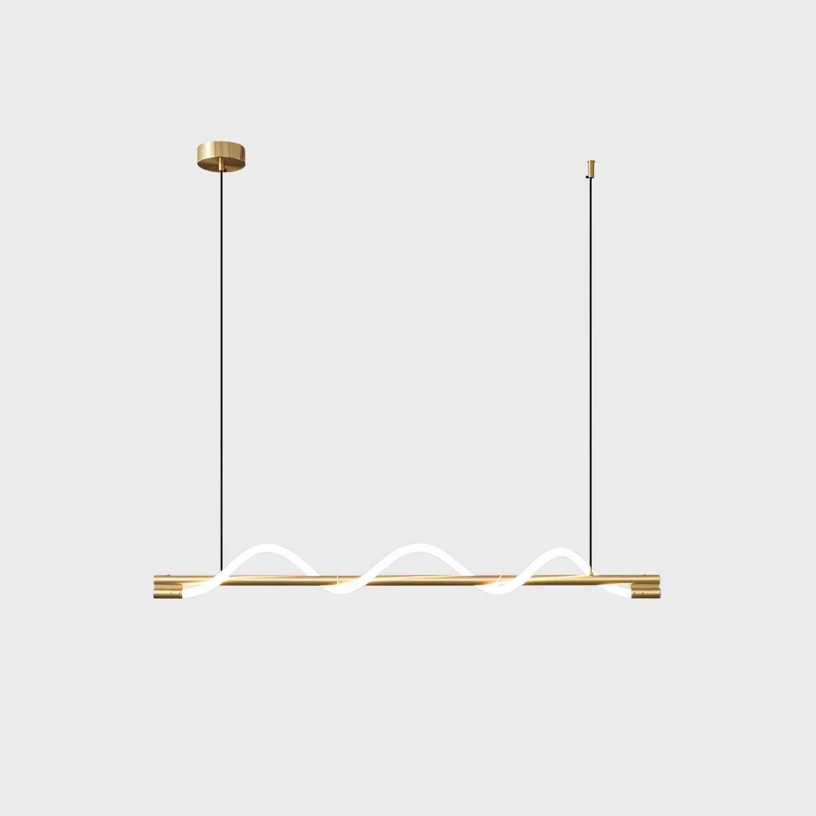 Linear Curve Island Pendant Lamp