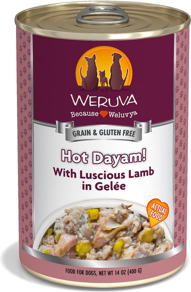 Weruva Hot Dayam! With Luscious Lamb in Gelee Grain-Free Canned Dog Food