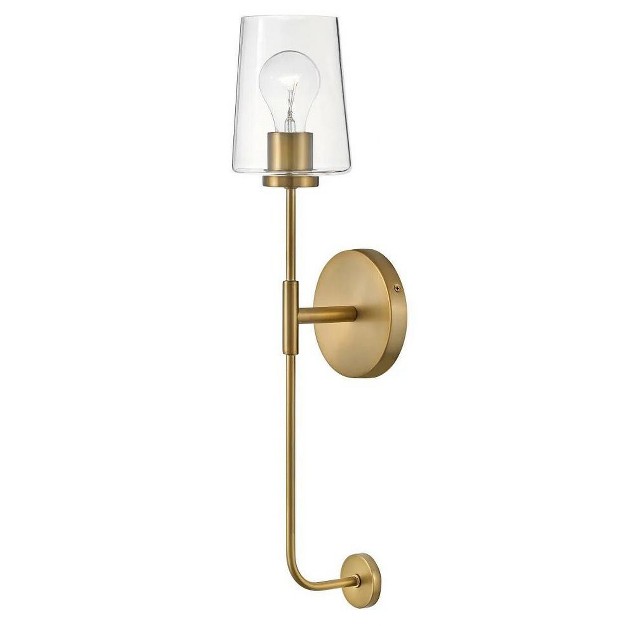 Lark Kline 1 Light Sconce Lacquered Brass