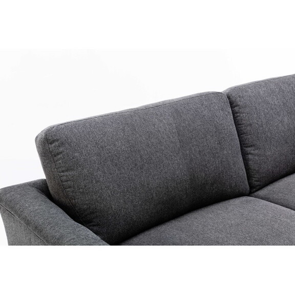 Stanton Dark Gray Linen Sofa Loveseat Chair Living...