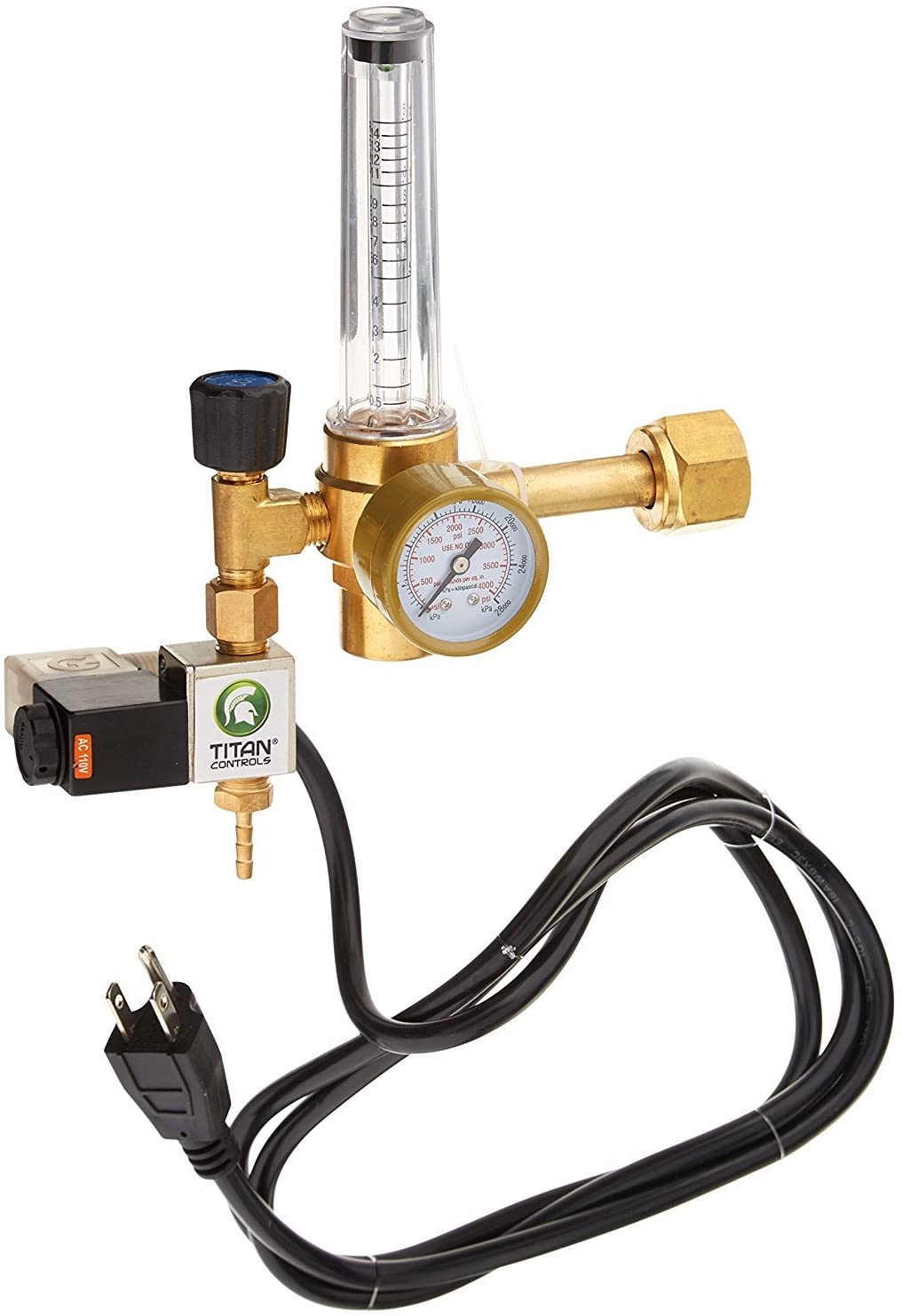 Titan Controls CO2 Regulator， Fits All CO2 Tanks， For Gardens