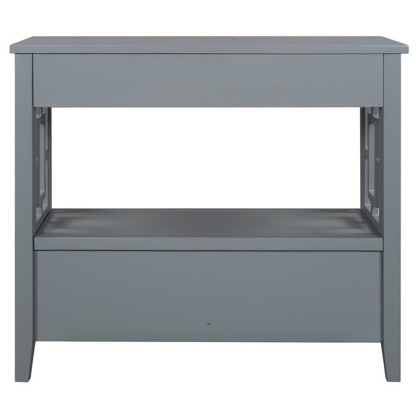 Console Table Sofa Table for Living Room with 4 Drawers and 1 Shelf