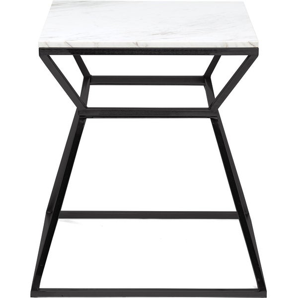 Adore Decor Audrey Marble Side Table