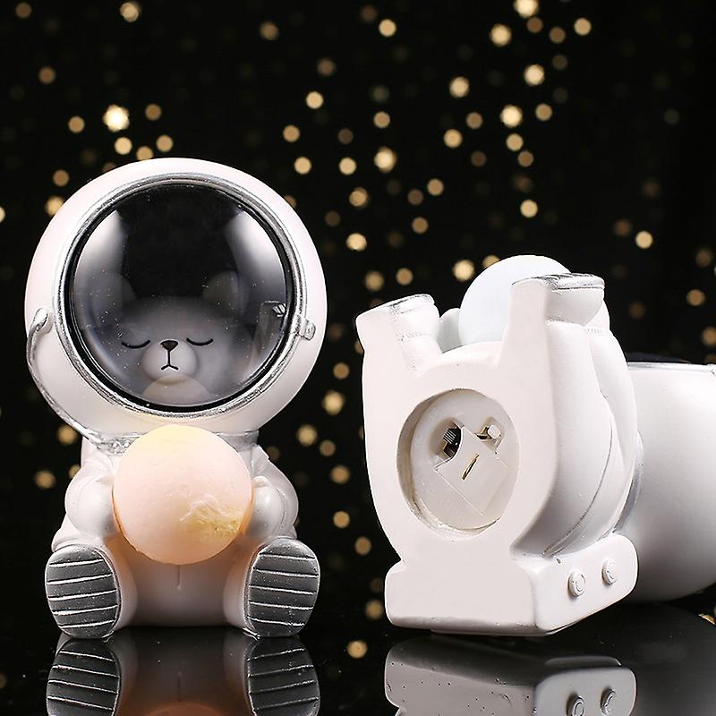 Led Night Light Astronaut Resin Lamp Warm Desk Lamp Cute Pet Gifts