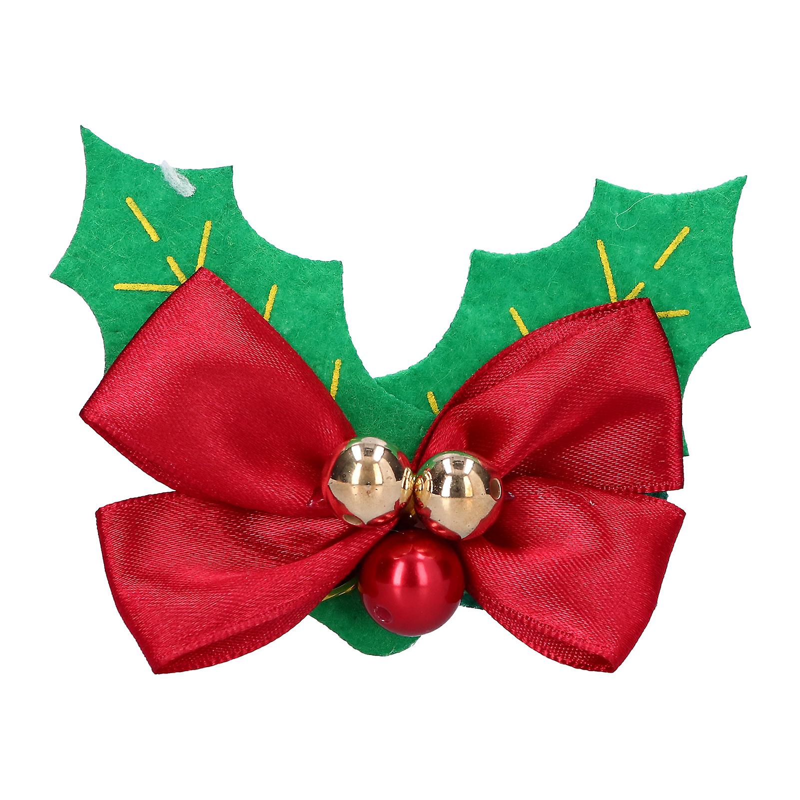 Chirstmas Bowknot Napkin Rings Xmas Bow Napkin Holders For Dinning Table Setting