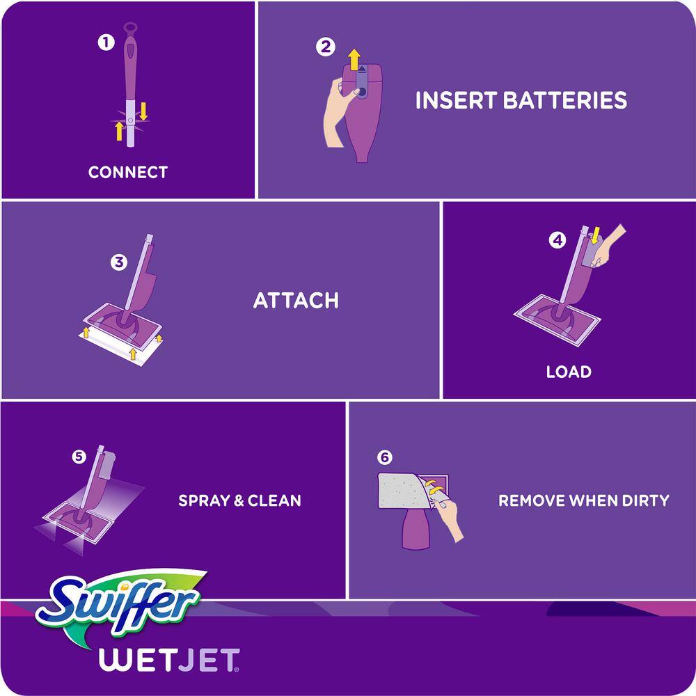 Swiffer WetJet Original Cleaning Refill Pads Unscented (17-Count) 003700082729