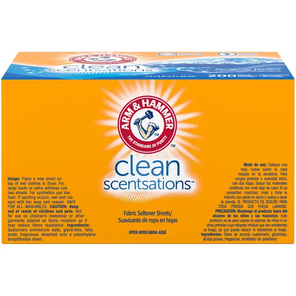 Arm and Hammer 200-Count Fabric Softener Sheets