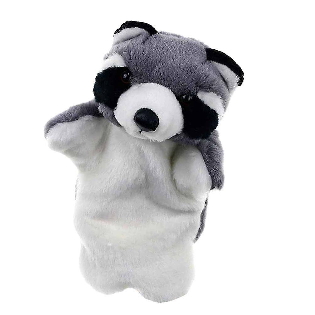 Simulation Animal Shaped Doll Story Telling Tool Plush Stuffed Toy Educational Toy Grey (palm Civet 25cm)