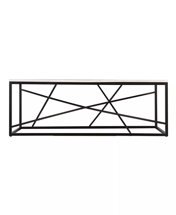 Southern Enterprises Adalyne Faux Marble Console Table