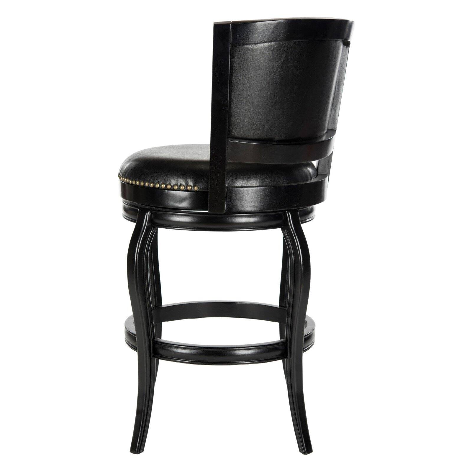 Safavieh Pasquale 45 Bicast Leather Barstool