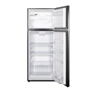 Summit Appliance 10.3 cu. ft. Frost Free Top Freezer Refrigerator In Black FF1119BIM