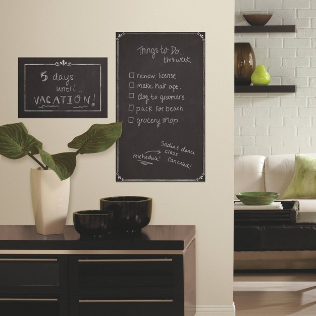 Decorative Chalkboard Peel And Stick Giant Wall Decal Roommates