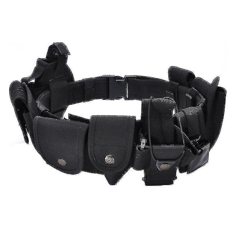 Outdoor Tactical Belt Law Enforcement Modular Equipment Security Utility Belt1 Pieceblack