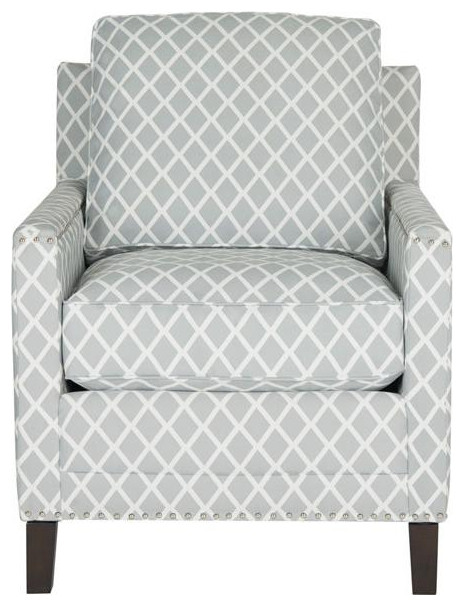 Buckler Club Chair   Silver Nail Heads  Mcr4613E   Transitional   Armchairs And Accent Chairs   by BisonOffice  Houzz