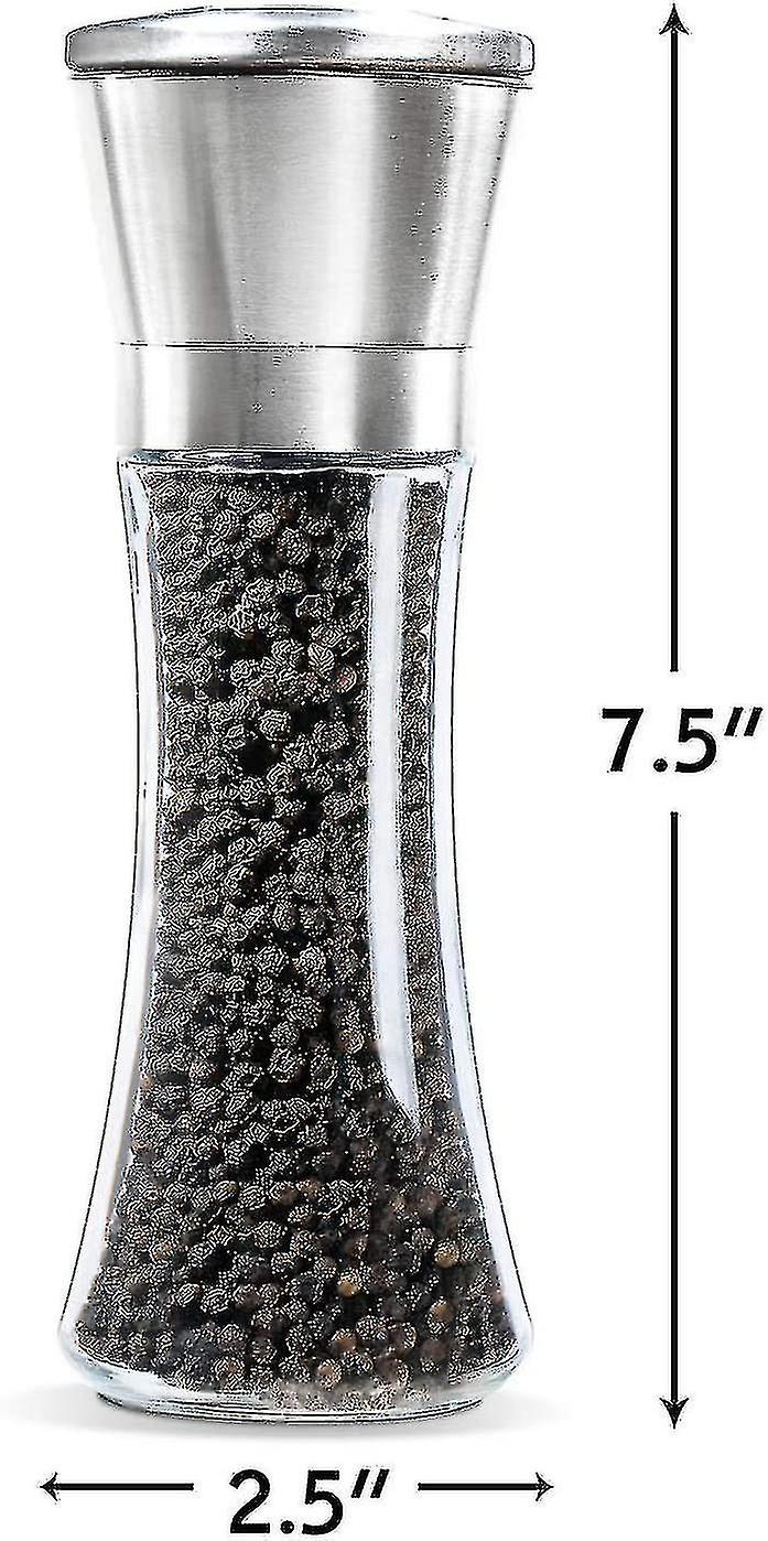 Salt And Pepper Mill With Adjustable Ceramic Grinder