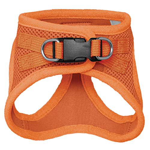 Voyager Step-in Air Dog Harness - All Weather Mesh Step in Vest Harness for Small and Medium Dogs - Harness (Orange)， XX-Small