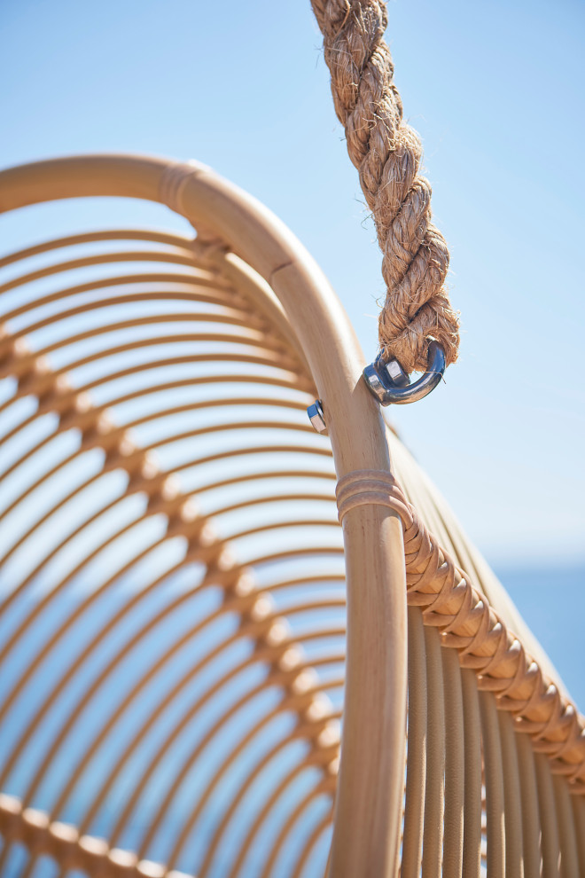 Renoir Exterior Hanging Swing Chair   Tropical   Hammocks And Swing Chairs   by Sika Design  Houzz