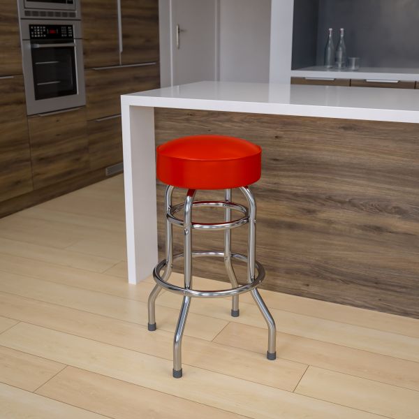 Flash Furniture Double Ring Barstool