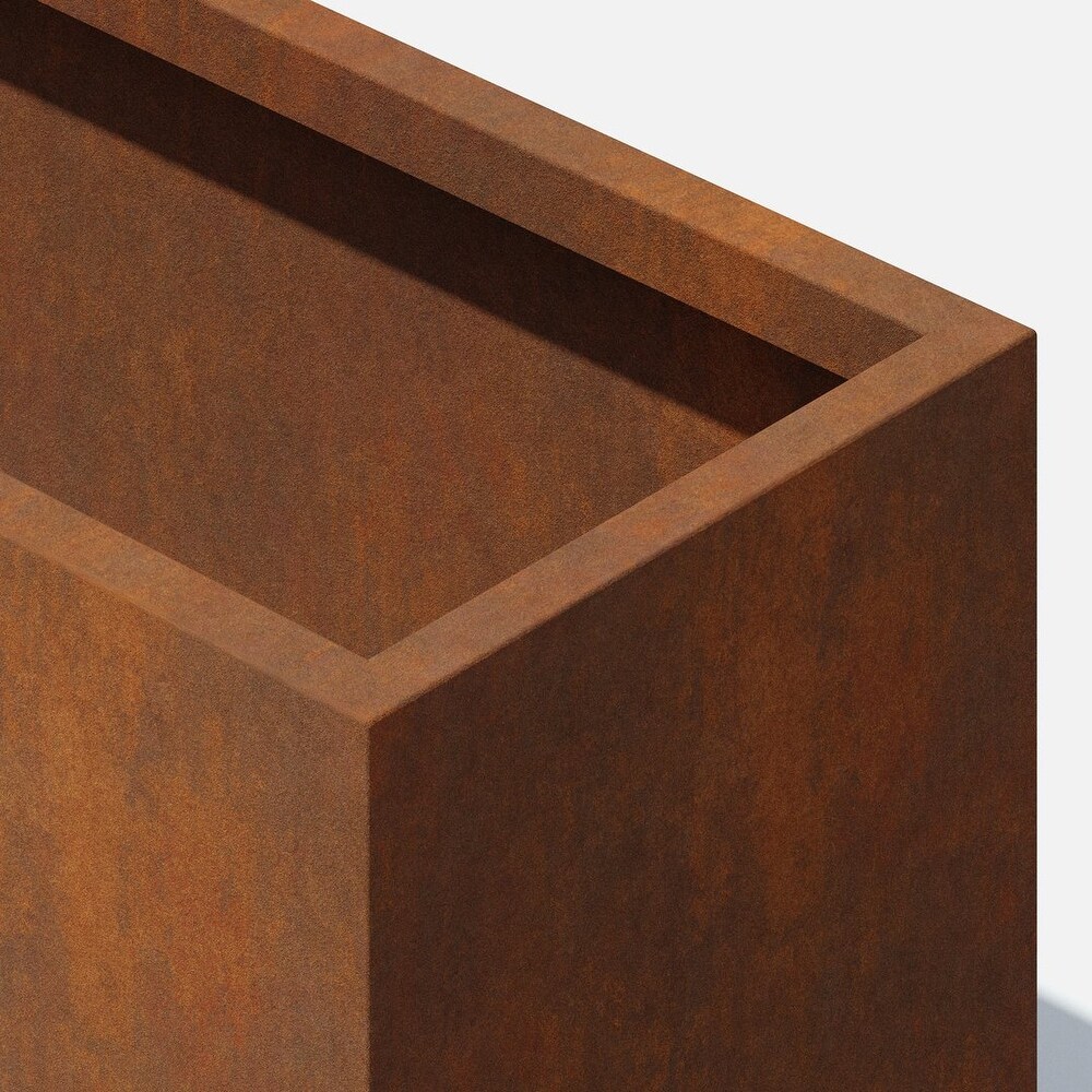 Corten Steel Window Box Planter