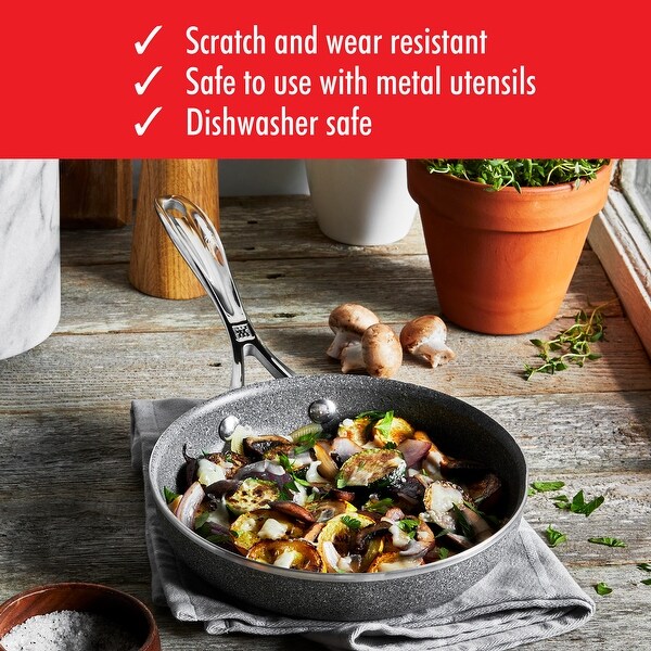 ZWILLING Vitale 2-pc Aluminum Nonstick Fry Pan Set - Gray