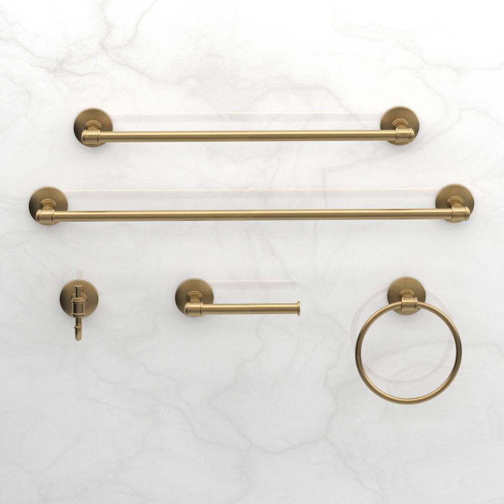 Glacier Bay Parsons 24 in. Towel Bar Brushed Gold BTH-024-226-BG