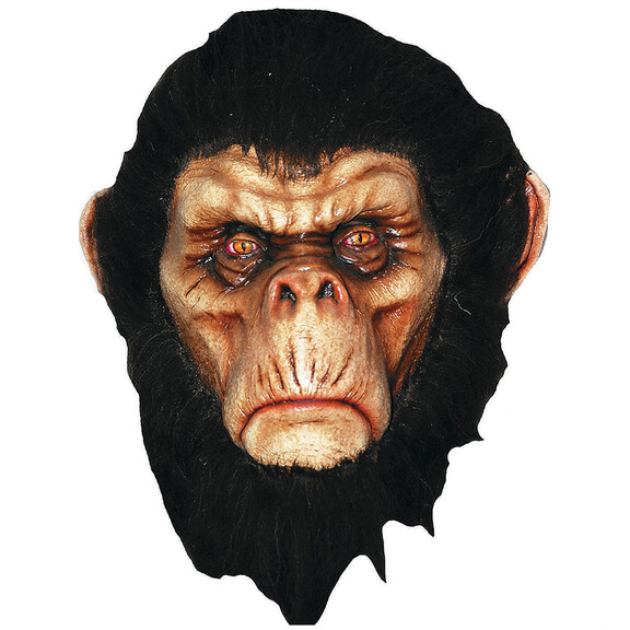 Morris Costumes TB26268 Latex Bad Brown Chimp Mask