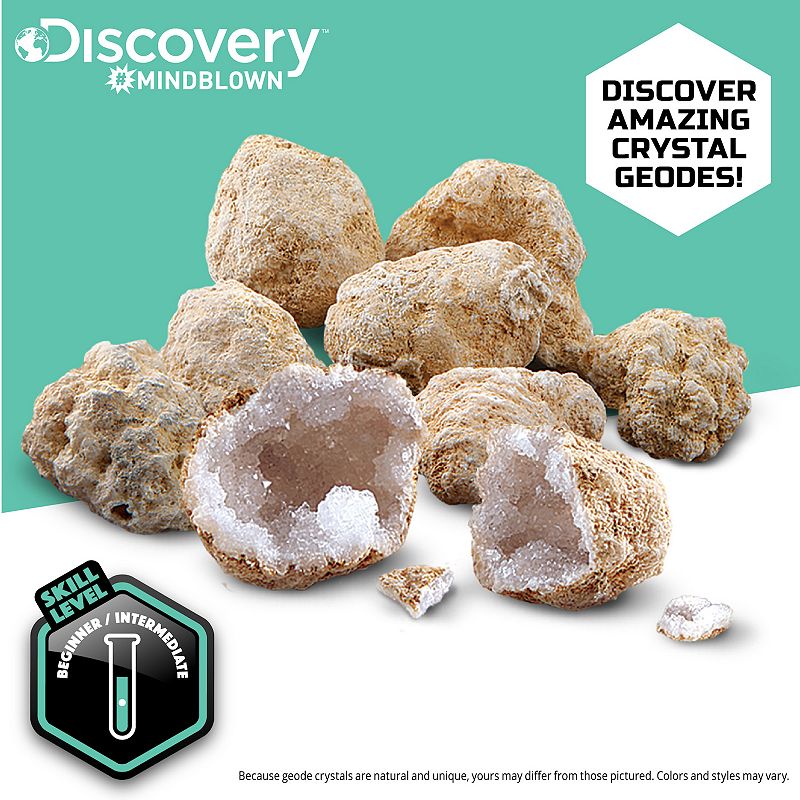 Discovery #Mindblown Geode Crystal Excavation Kit