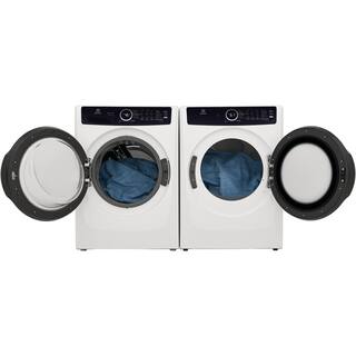 Electrolux 8 cu. ft. Electric Dryer Vented Front Load Perfect Steam Dryer with Instant Refresh in White ELFE7437AW