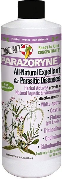 Microbe-Lift Parazoryne Parastic Disease Water Conditioner， 16-oz bottle