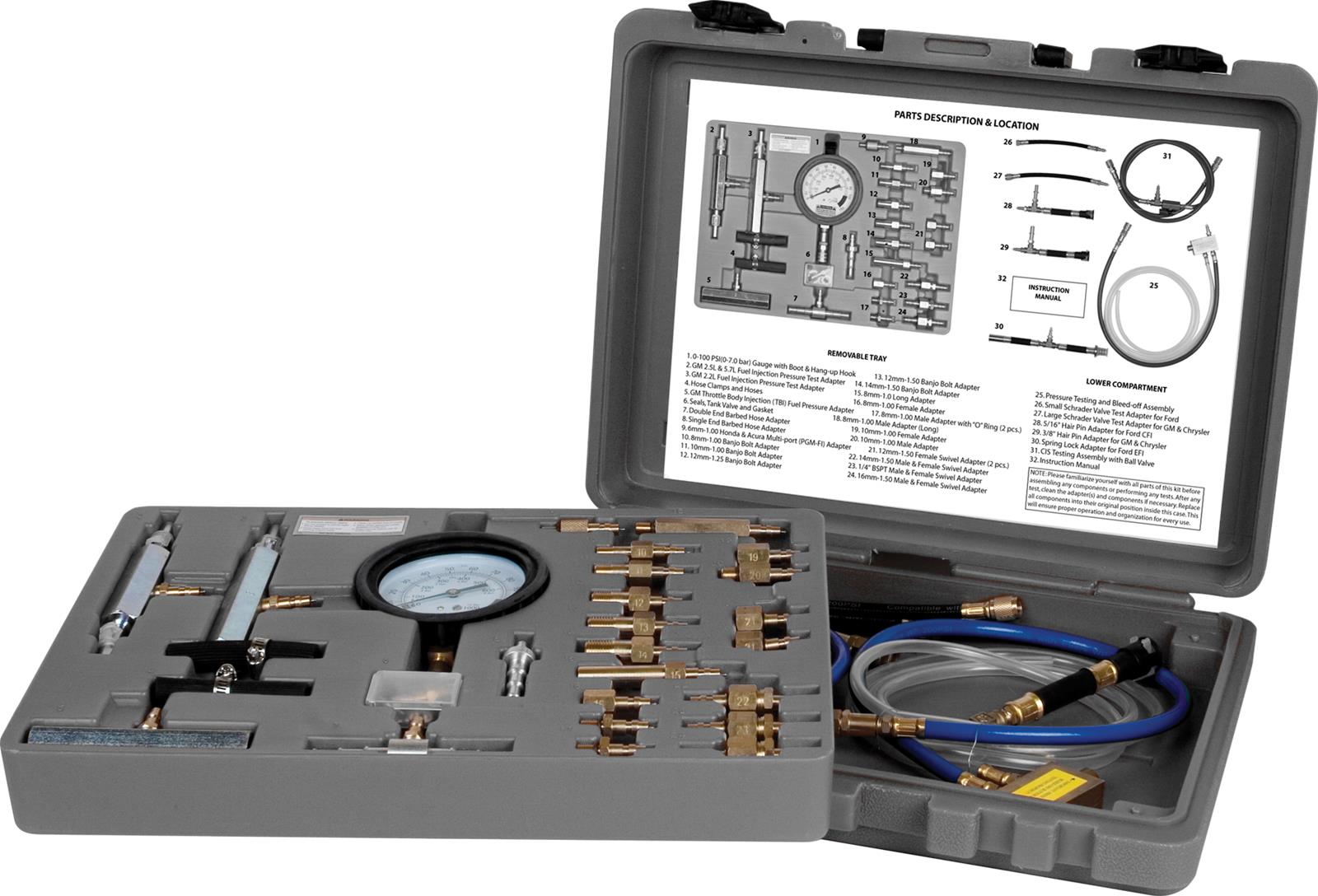 Performance Tool W89726 Performance Tool Master Fuel Injection Test Kits