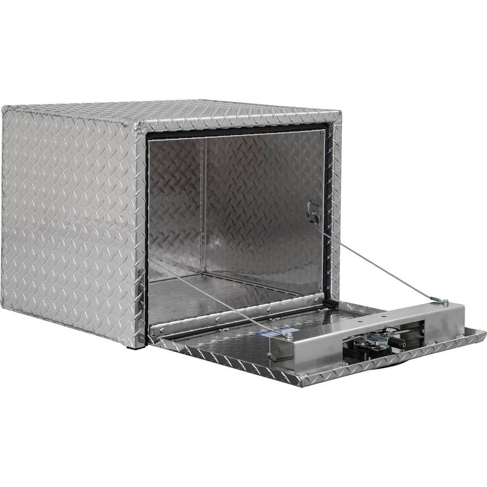 Buyers Products Company 18 in. x 18 in. x 24 in. Diamond Plate Tread Aluminum Underbody Truck Tool Box 1735100