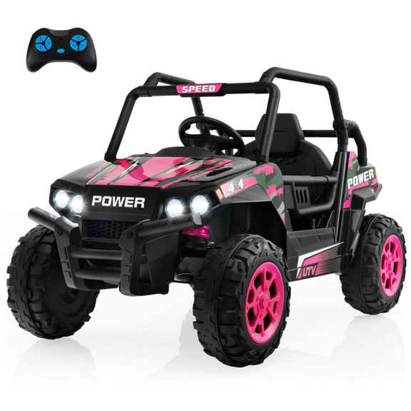 Costway 49563281 12V Kids UTV Ride on Car with 2.4...