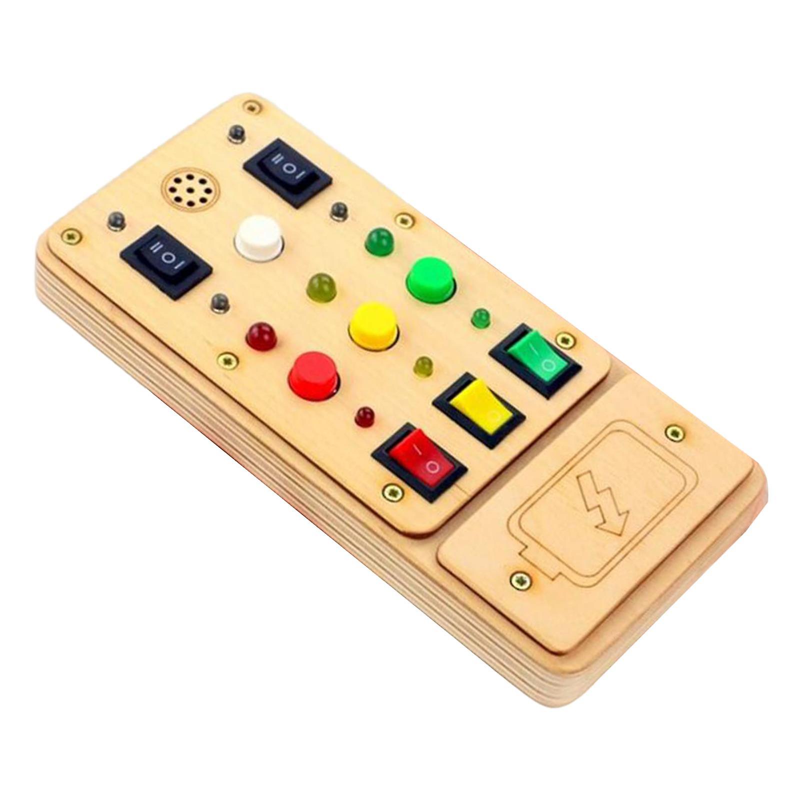 Lights Switch Busy Board Sensory Toy For Kindergarten Birthday Gifts Children