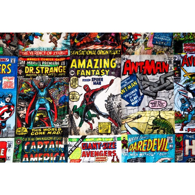 Surreal Entertainment Marvel Comics Oversized Fleece Throw Blanket 54 X 72 Inches