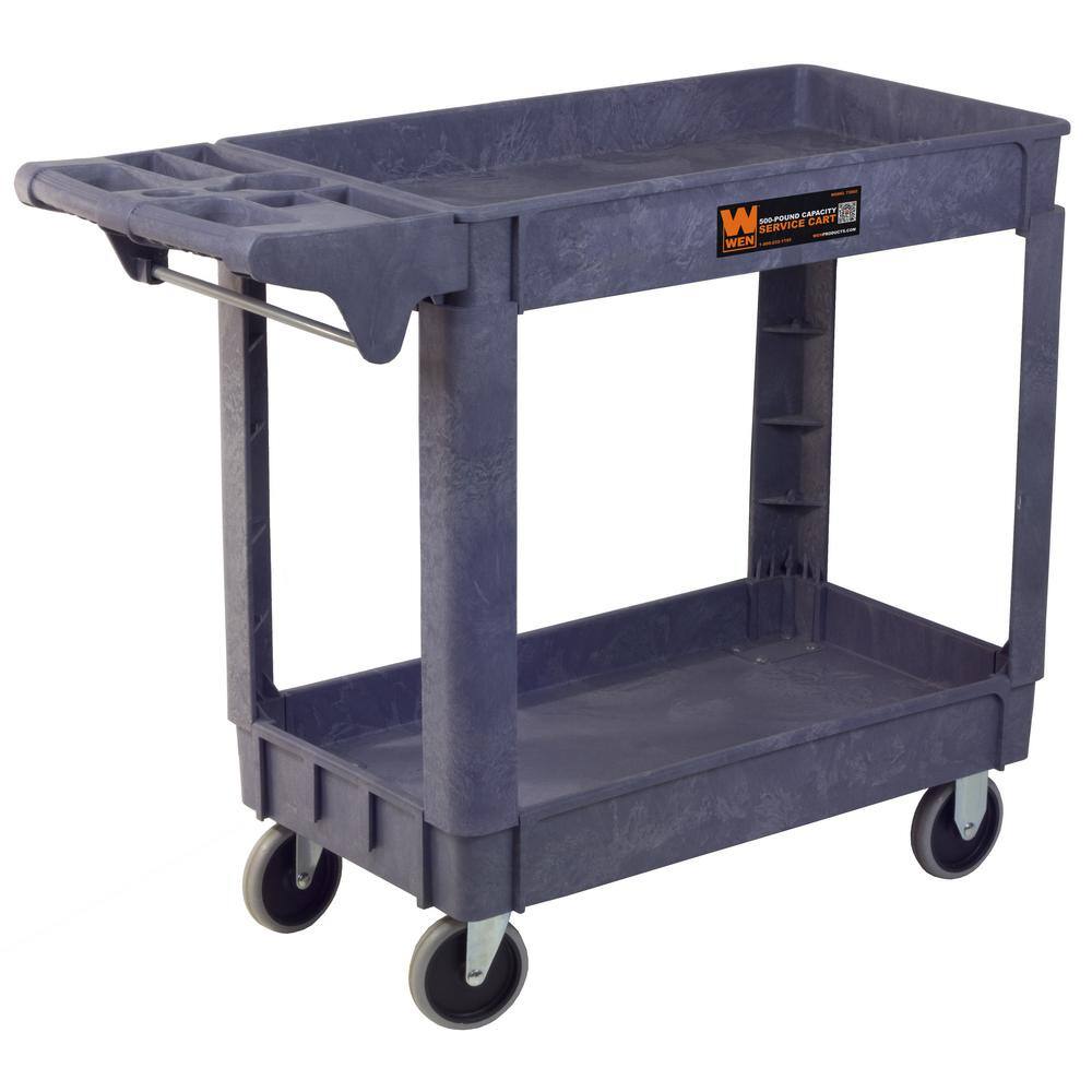 WEN 500-Pound Capacity 40 by 17 in. Service Utility Cart 73002