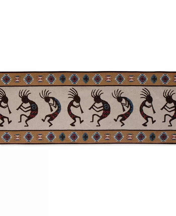 Design Imports Kokopelli Tapestry Table Runner 13 x 72