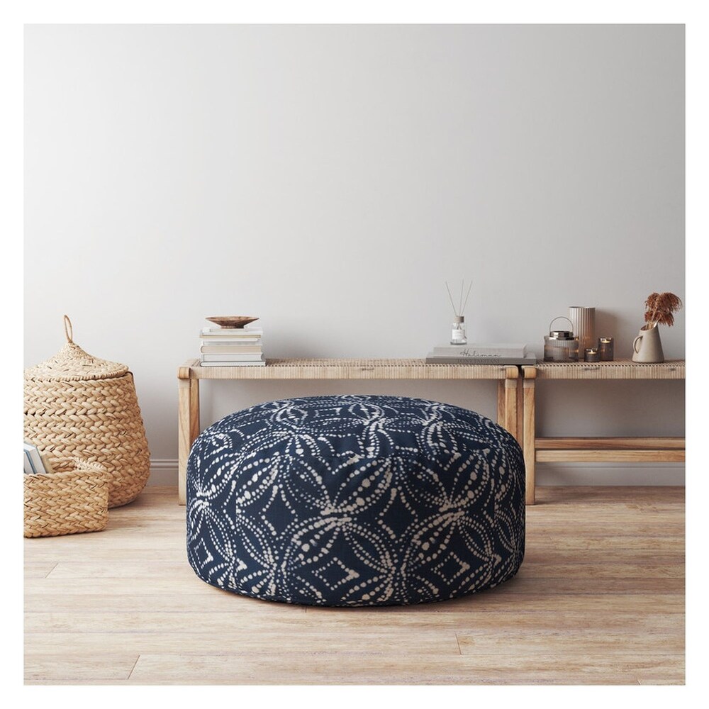 Joita Indoor Rigel Round Zipper Pouf Cover Only 24\