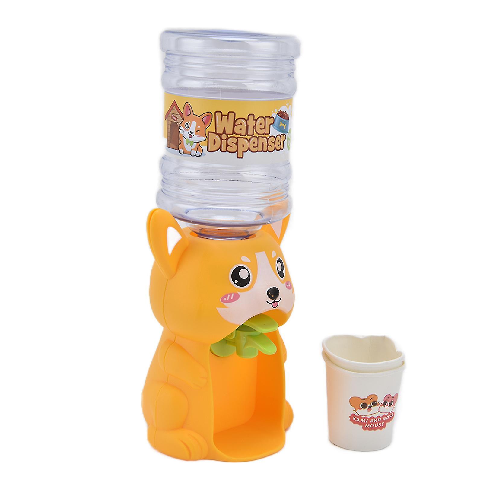 Mini Water Dispenser Toy Simulation Animal Shaped Drinking Fountain Gift for Toddlers KidsDog