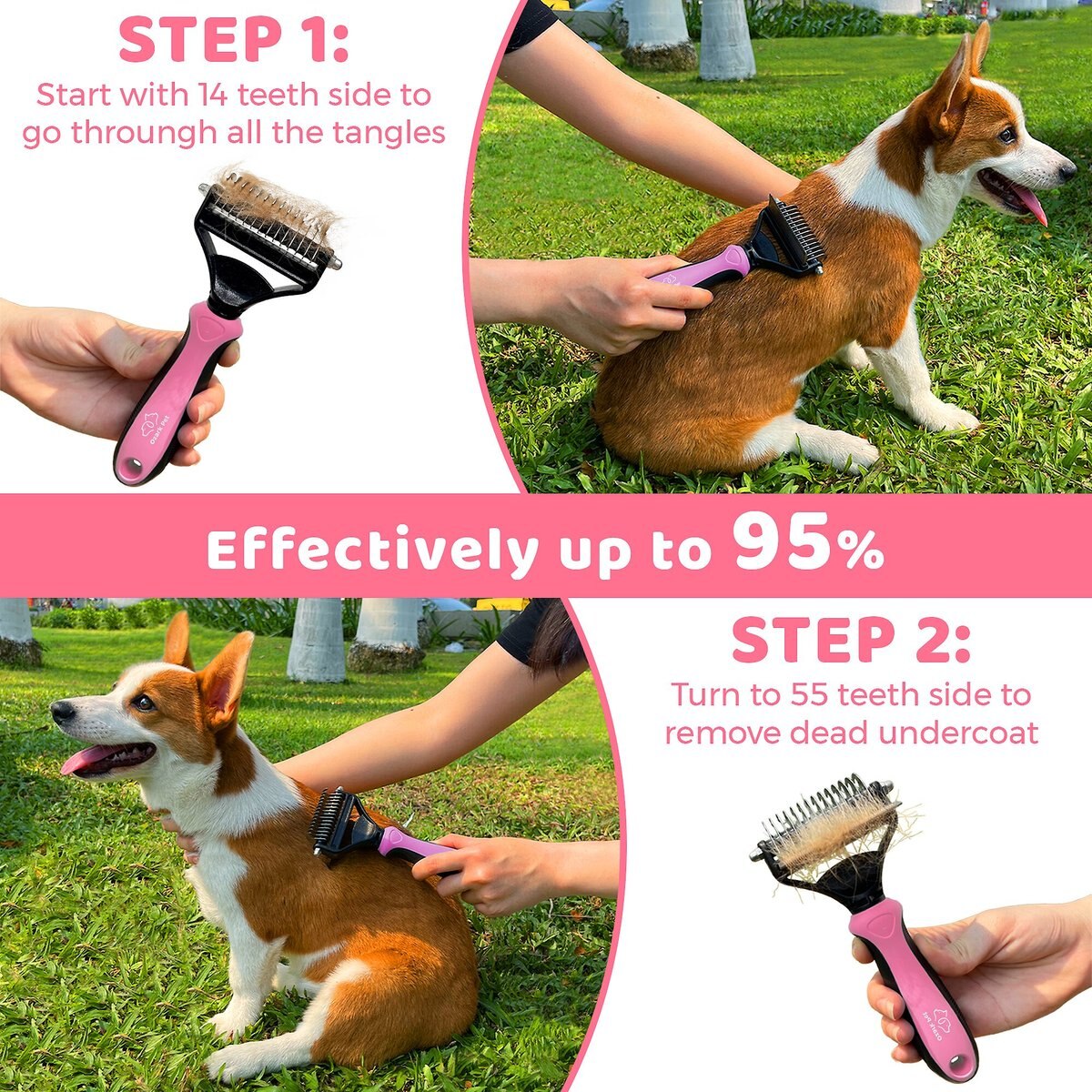 Ozark Pet Dog and Cat Grooming Kit