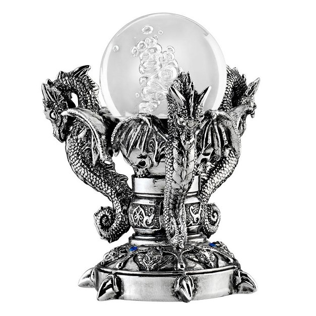 Design Toscano Dragons Of Corfu Castle Mystic Glass Globe