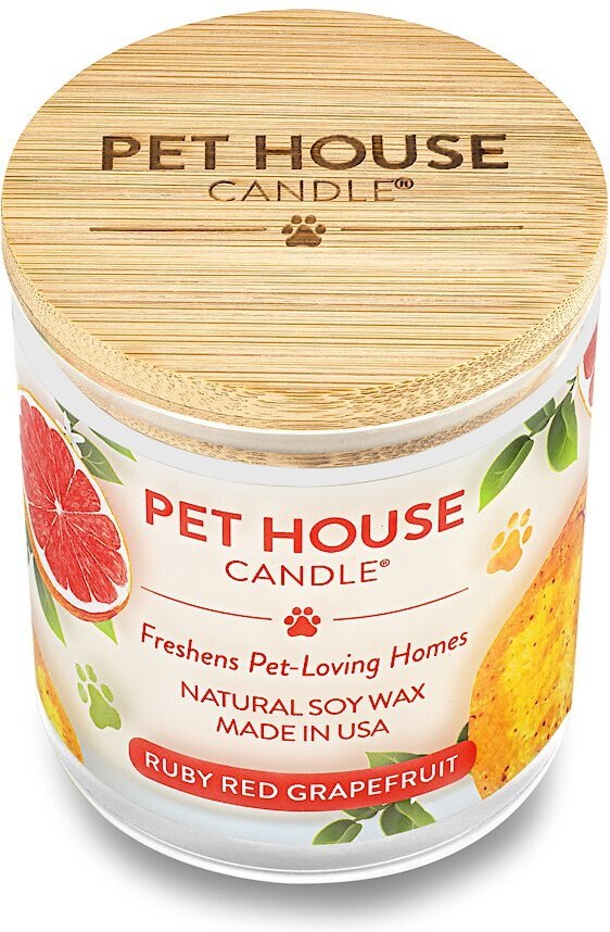 Pet House Ruby Red Grapefruit Natural Soy Candle