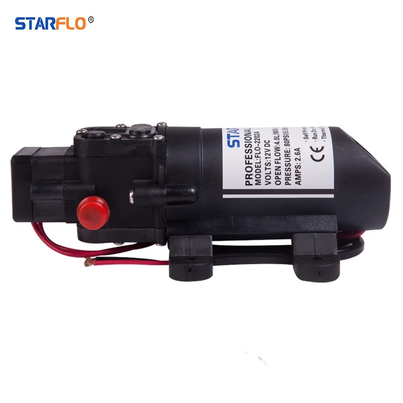 STARFLO portable FLO 2202A 4.0 LPM 80PSI sprayer pump agricultural garden / 12 volt sprayer pump