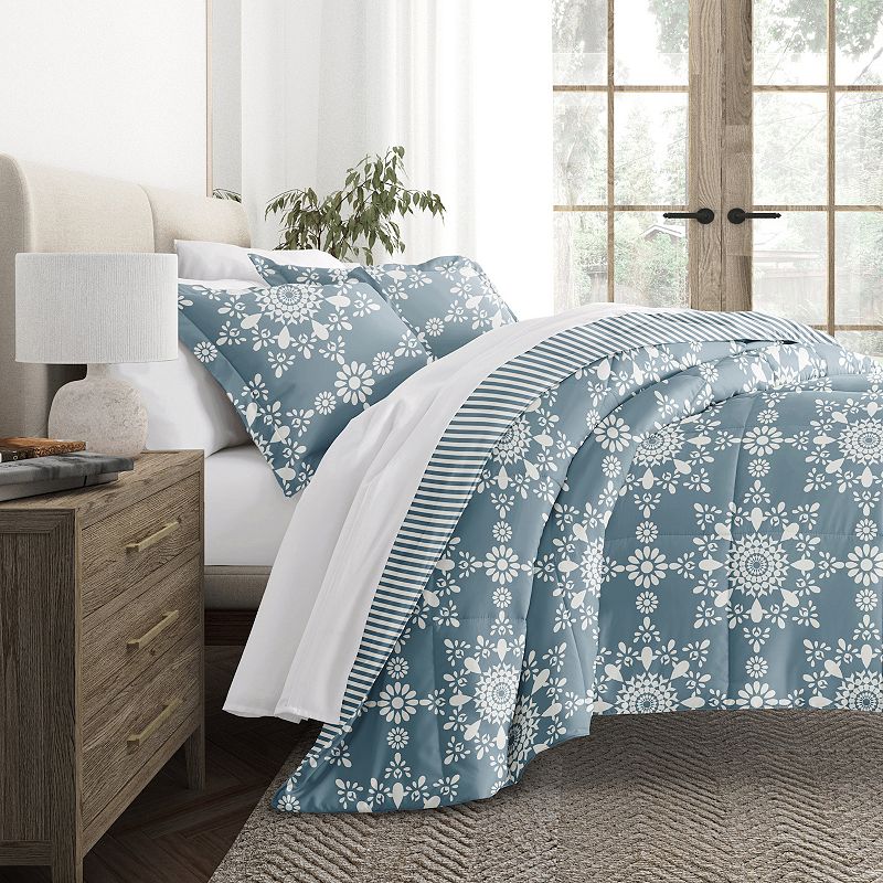 Urban Loft's Soft Printed All Season Comforter Set Down-Alternative Home Bedding