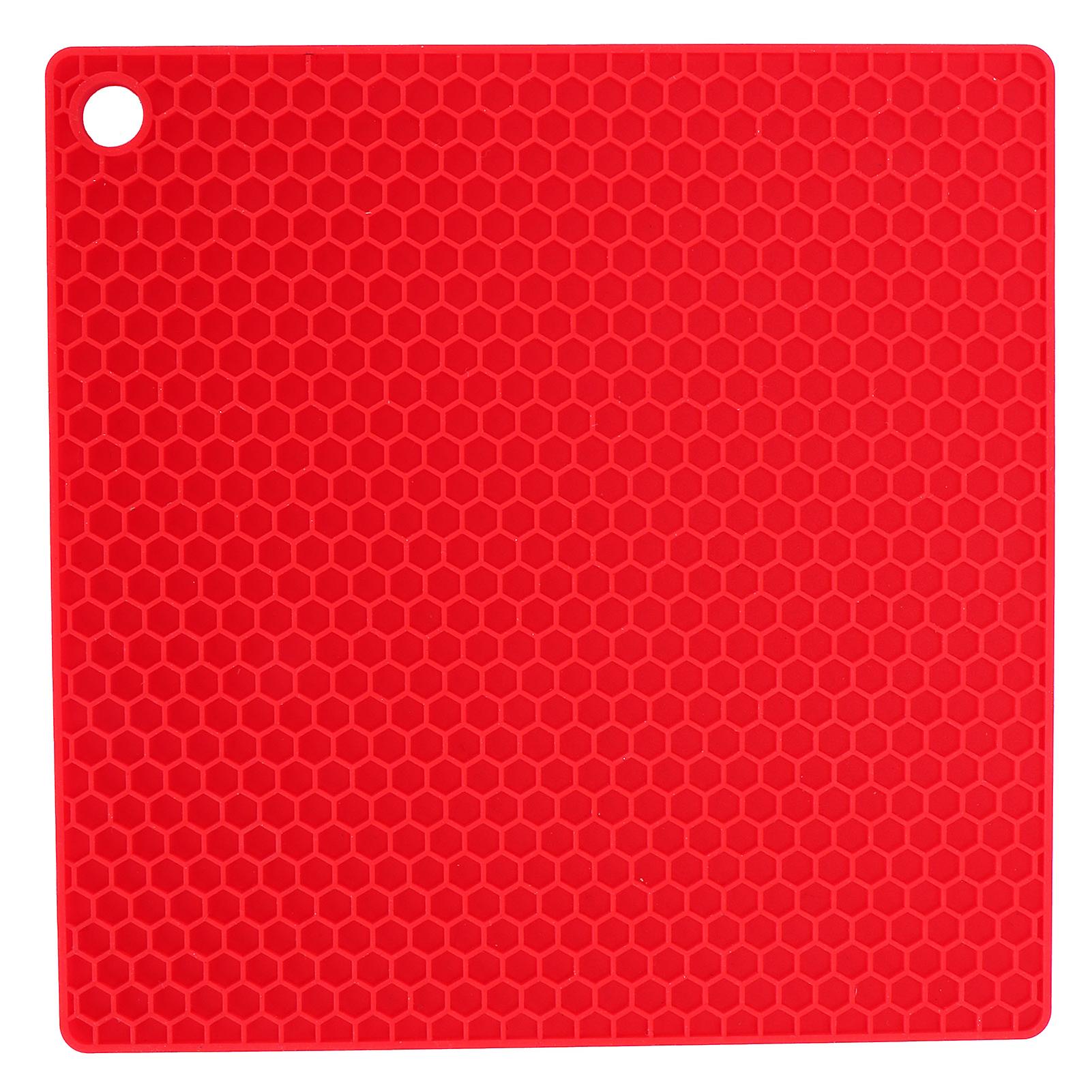 Insulation Pad Food Grade Silicone Pad Antiscalding Thickened Microwave Oven Mat For Kitchen Usered